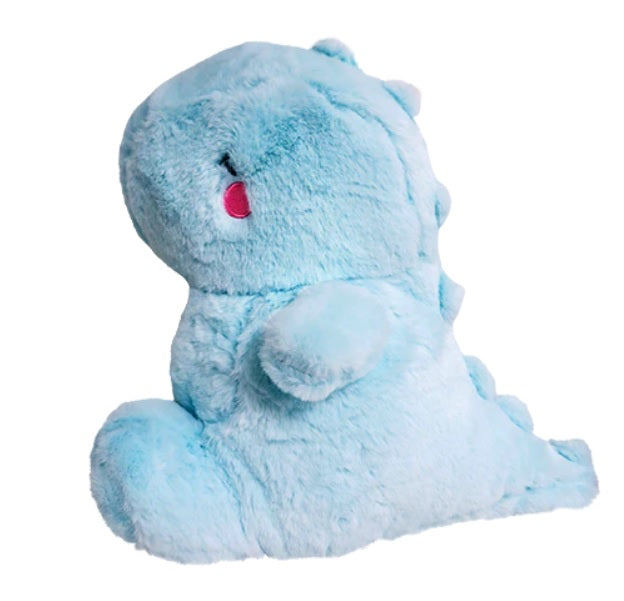 Yabu Fluffy Dino Blue Plush