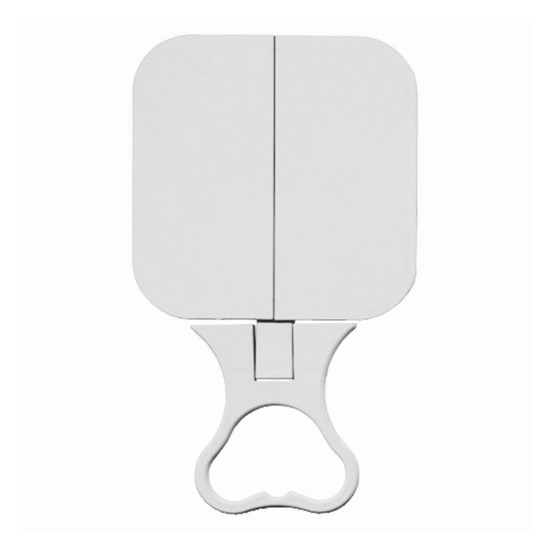 Foldable Travel Mirror | White