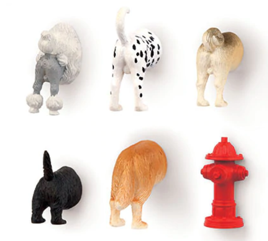 Dog Butt Magnets - Set Of 6