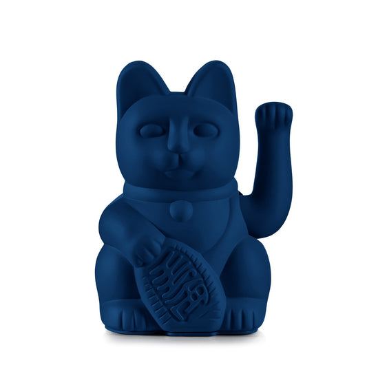 Lucky Cat Medium | Dark blue