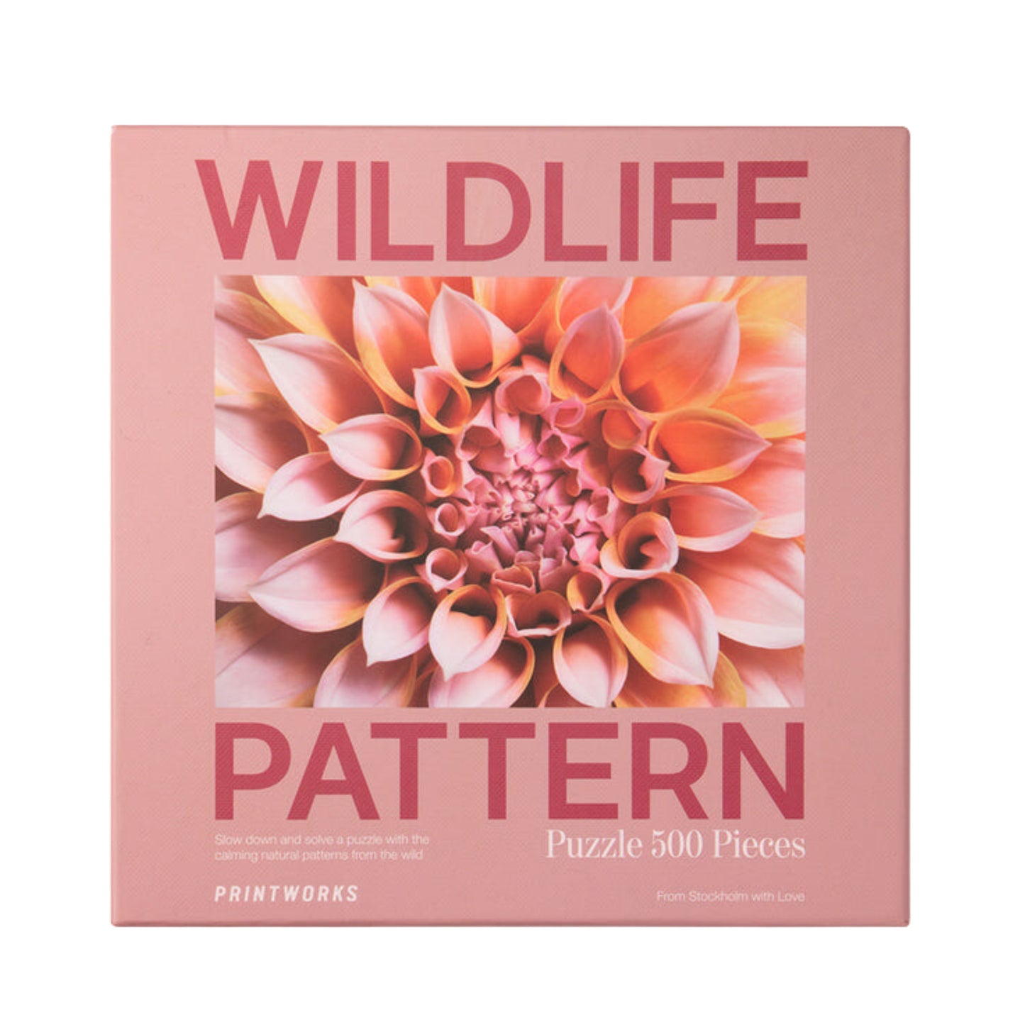 Puzzle 2D - Wildlife Pattern Dahlia