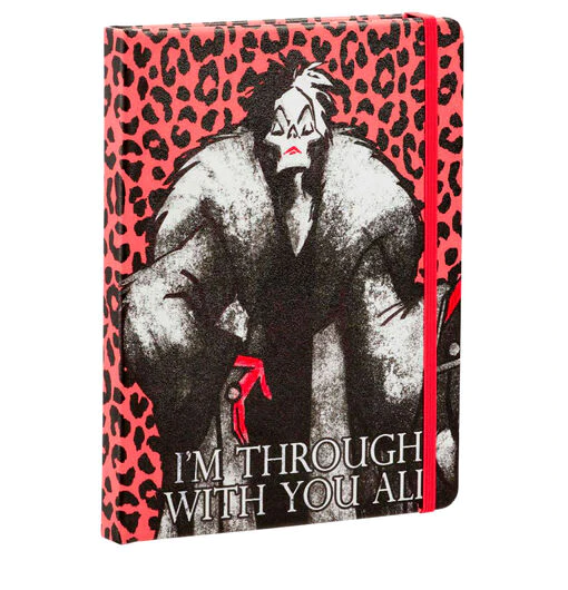 Notebook Disney Villains Cruella De Vil