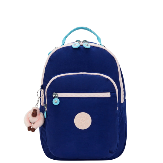 Kipling Seoul Lap Backpack Small | Solar Navy