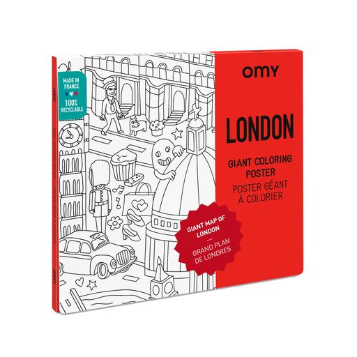 OMY Giant Coloring Poster | London