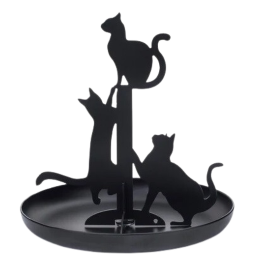 Jewelry Stand | Black Cats