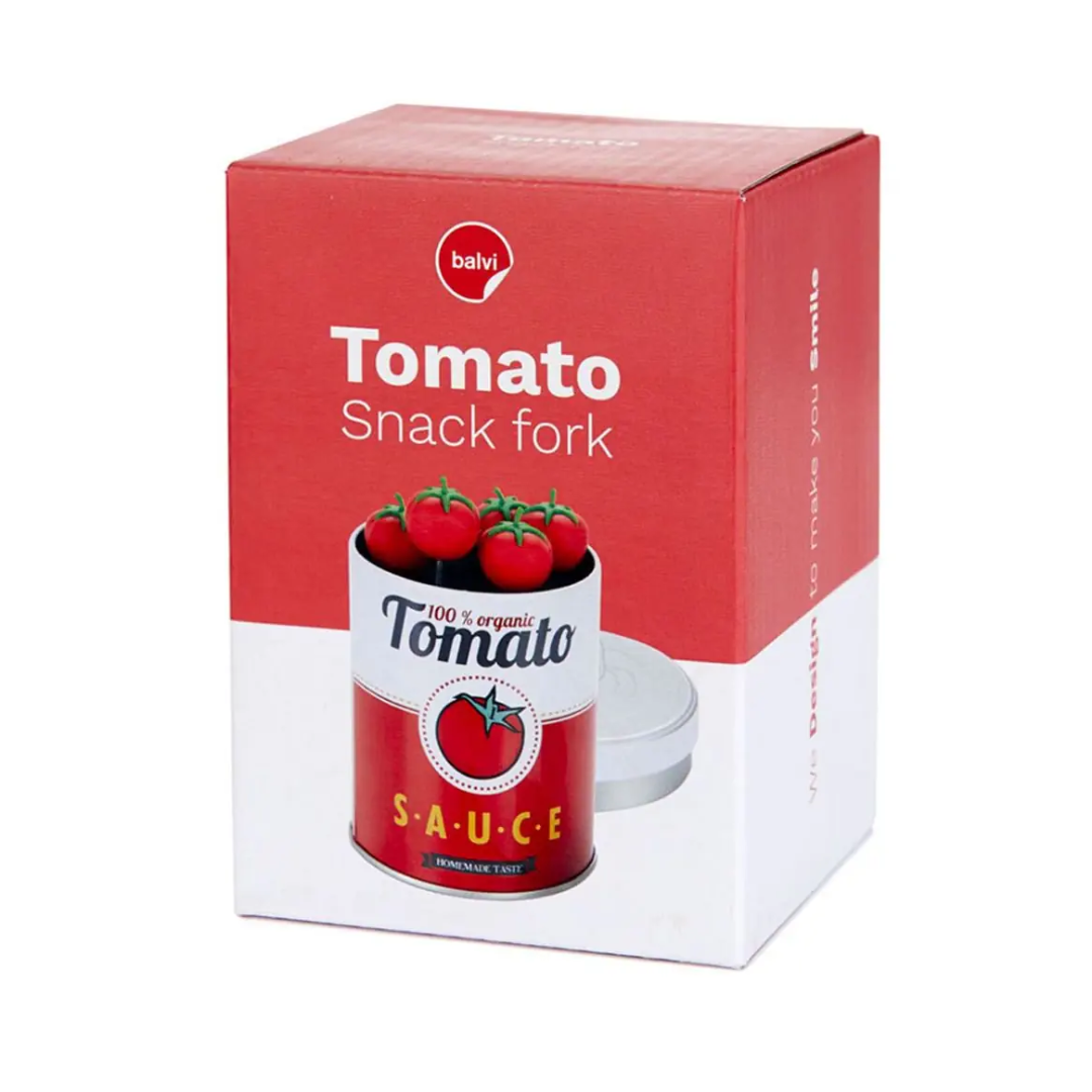 Snack Fork Tomato Set