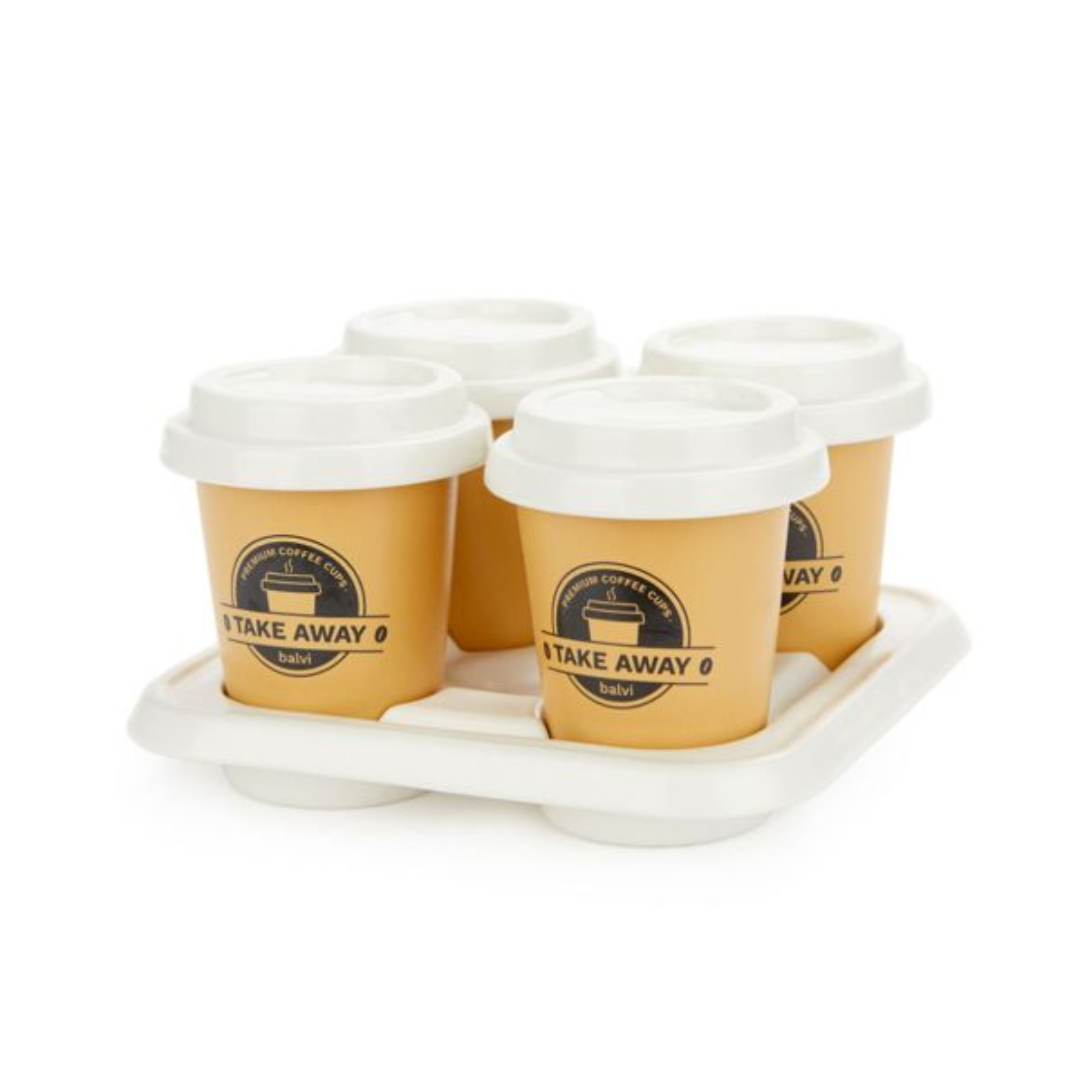 Coffee Cup Takeaway Set