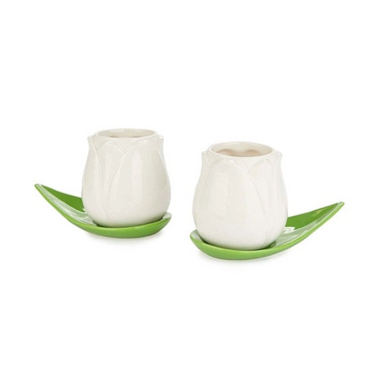 Tulip Coffee Cup Set of 2 | White