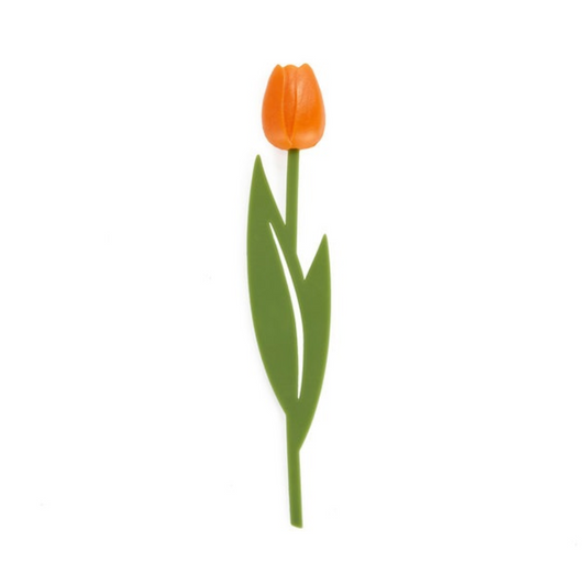 Tulip Bookmark | Orange