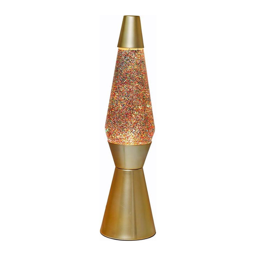 Lava Lamp | Glitter Gold