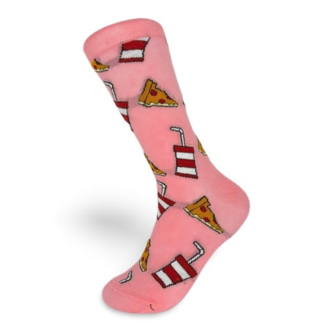 Soxxiez Pizza Pink Socks