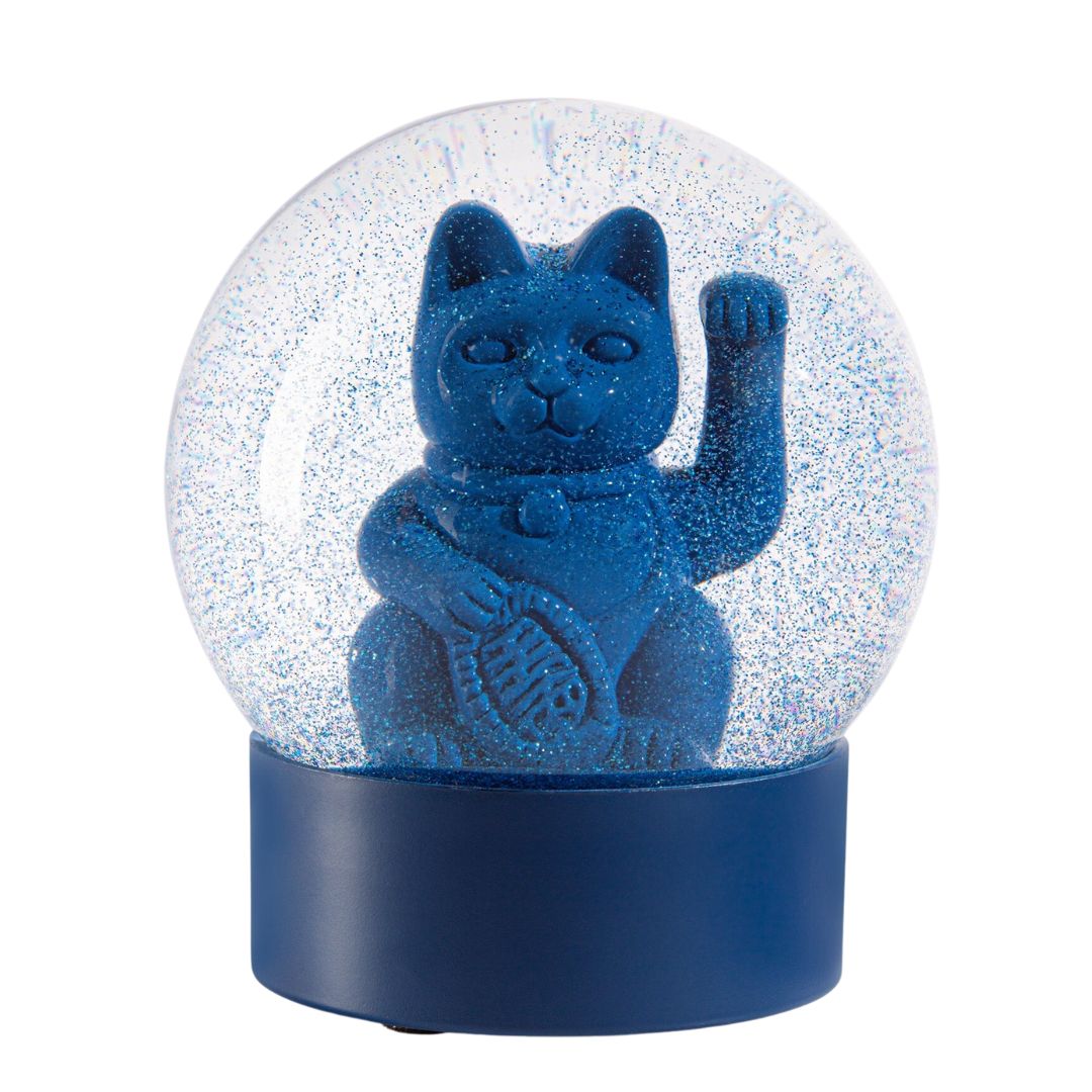 Globe Lucky Cat | Dark Blue