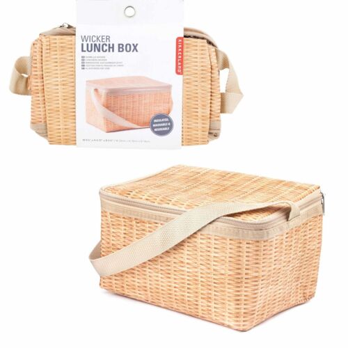 Wicker Lunch Box - Cooler Bag