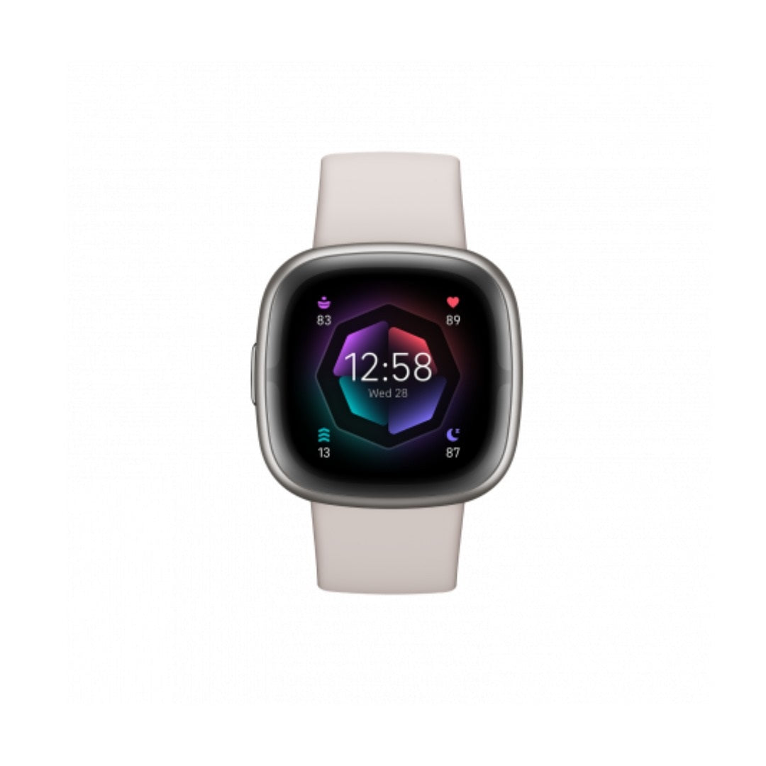 Fitbit Sense 2 Smartwatch - White/Platinum