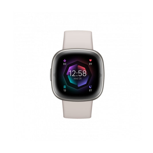 Fitbit Sense 2 Smartwatch - White/Platinum