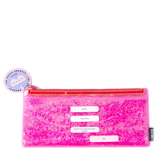 Hello Internet Pink Pencil Case