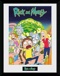 Rick & Morty Companions Framed Print