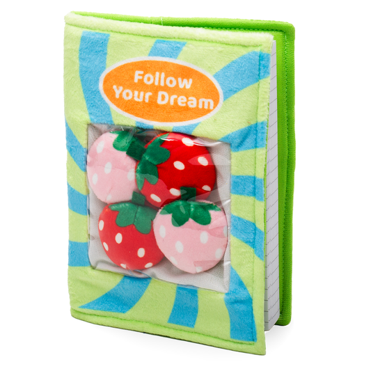 Woven Strawberry Notebook