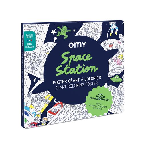 OMY Giant Coloring Poster | Space