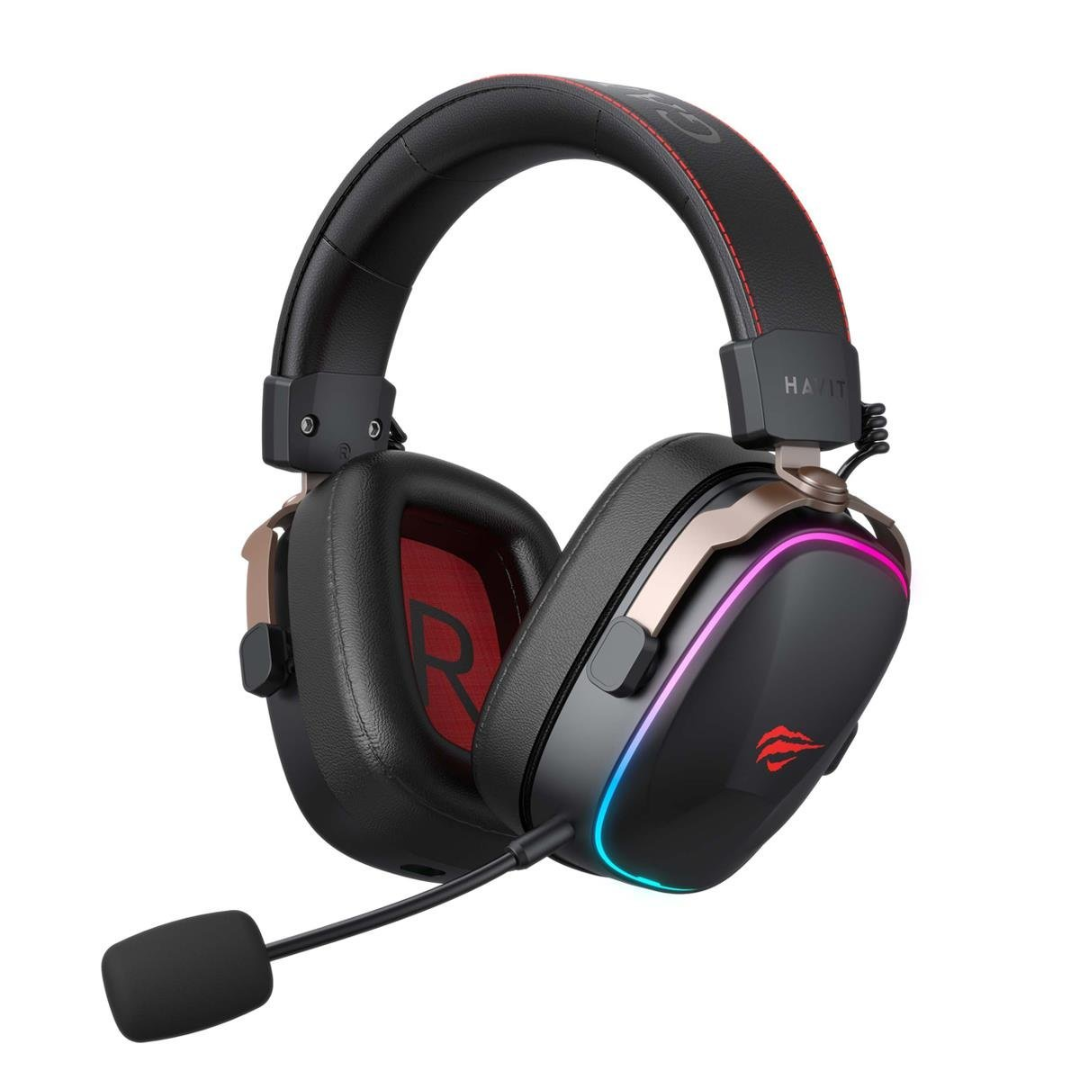 Havit Gaming Headphones With Mic | Black RGB