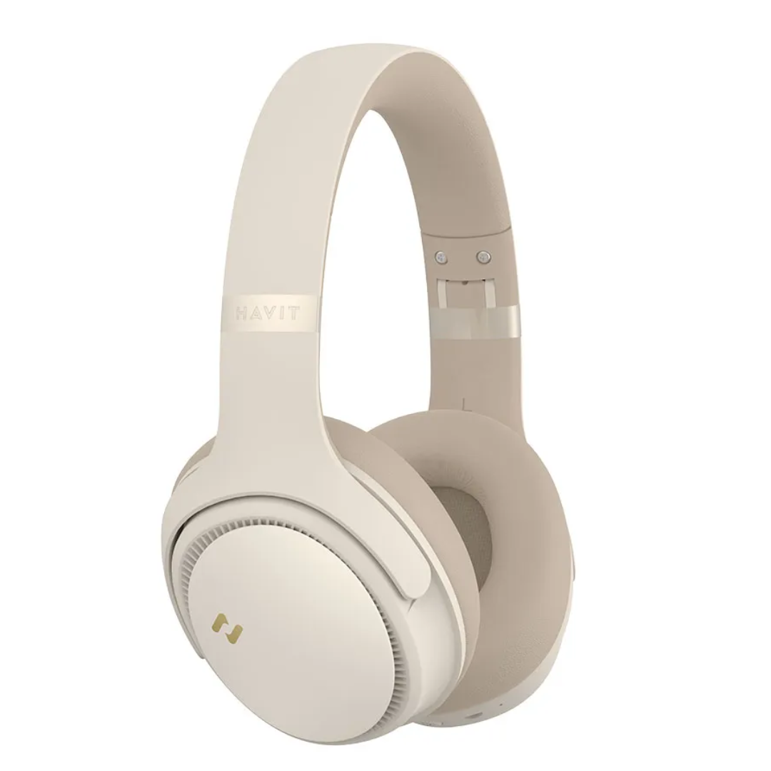 Havit Foldable Wireless Headphones | Beige