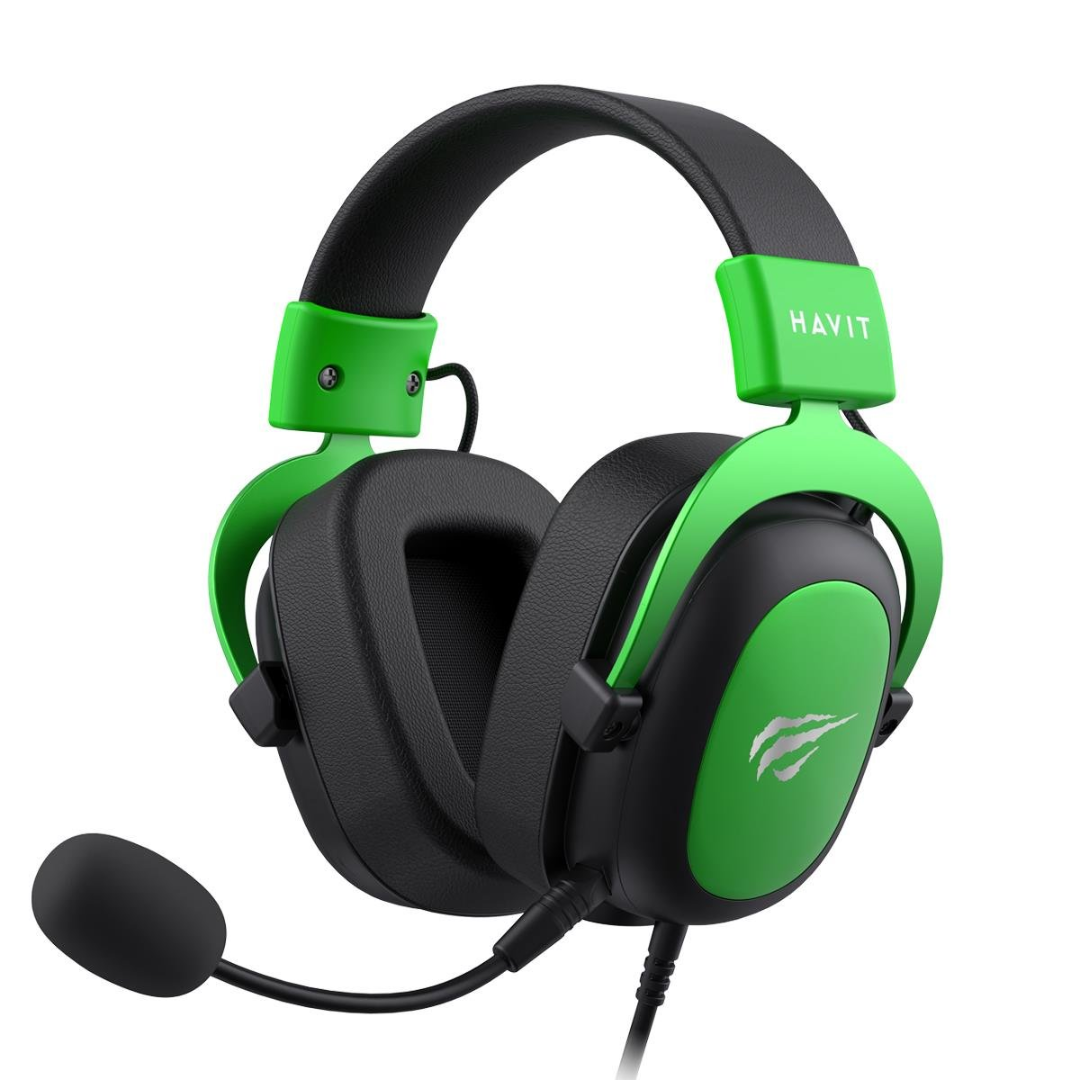 Havit Gaming Headphones | Green & Black