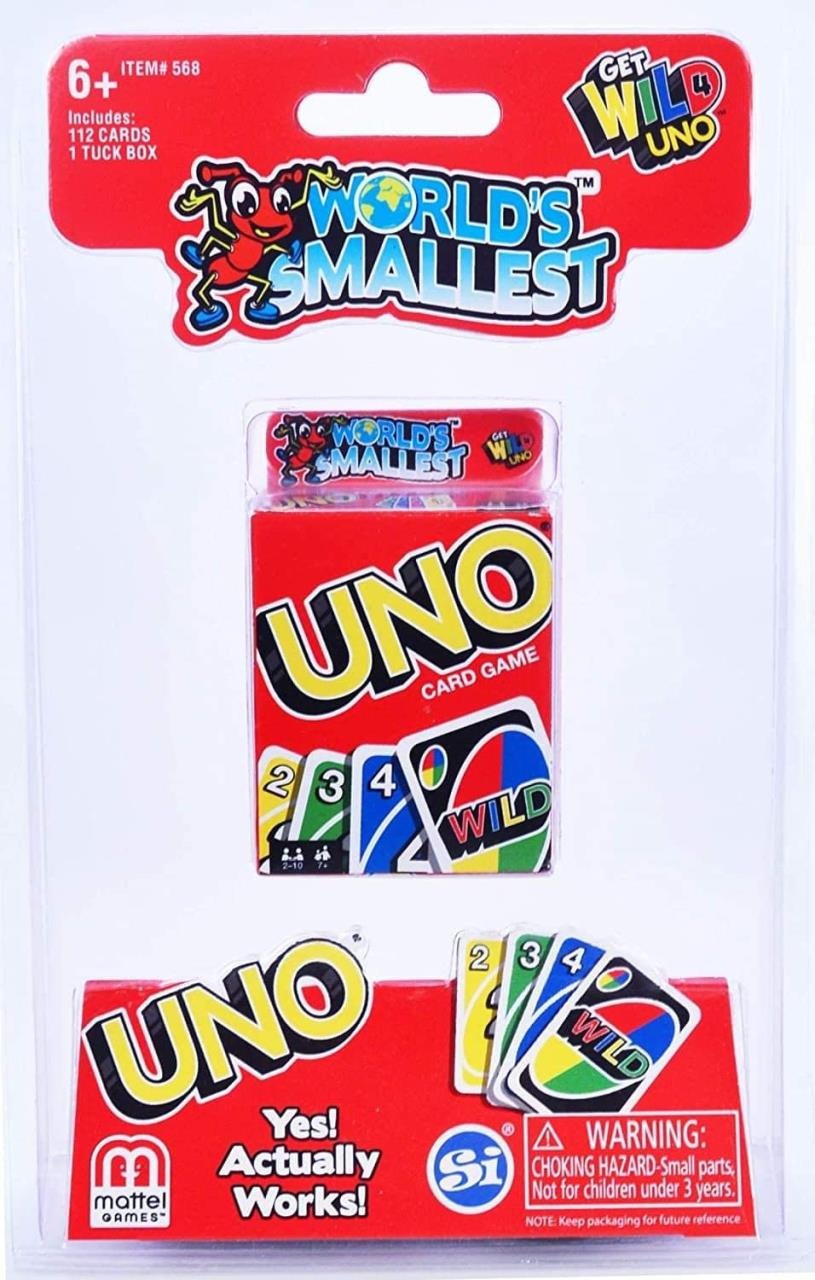 World’s Smallest UNO Card Game