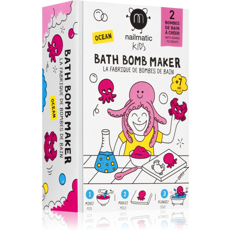 Nailmatic Ocean Bath Bomb Maker - Crab & octopus