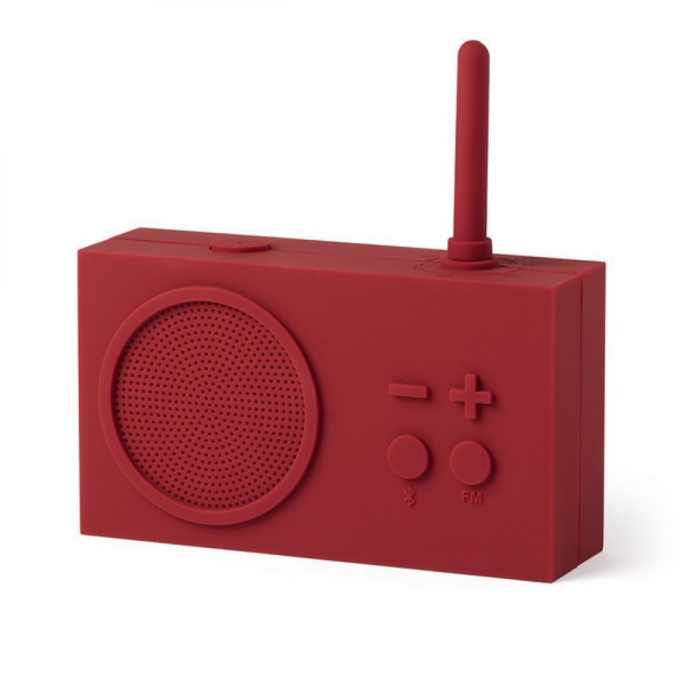 Lexon Bluetooth Speaker With Fm Radio - Red