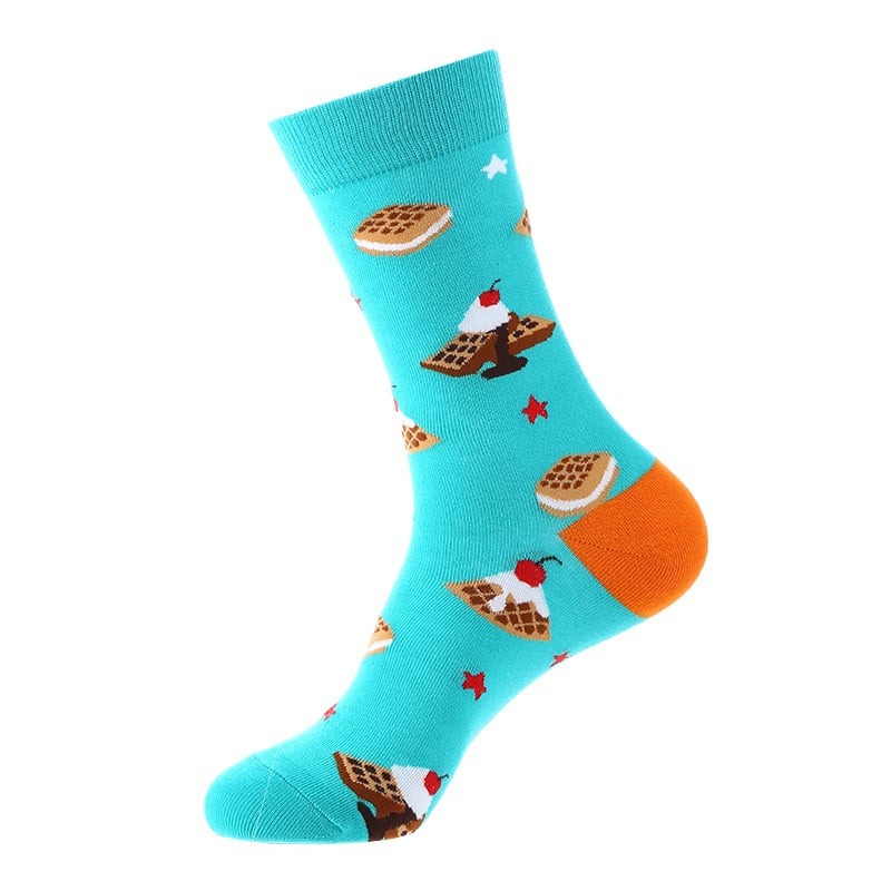 Soxxiez Waffle Blue Socks