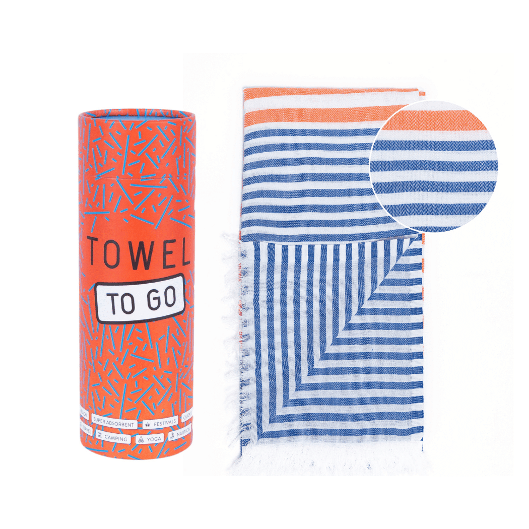 Towel to Go Beach Towel | Orange