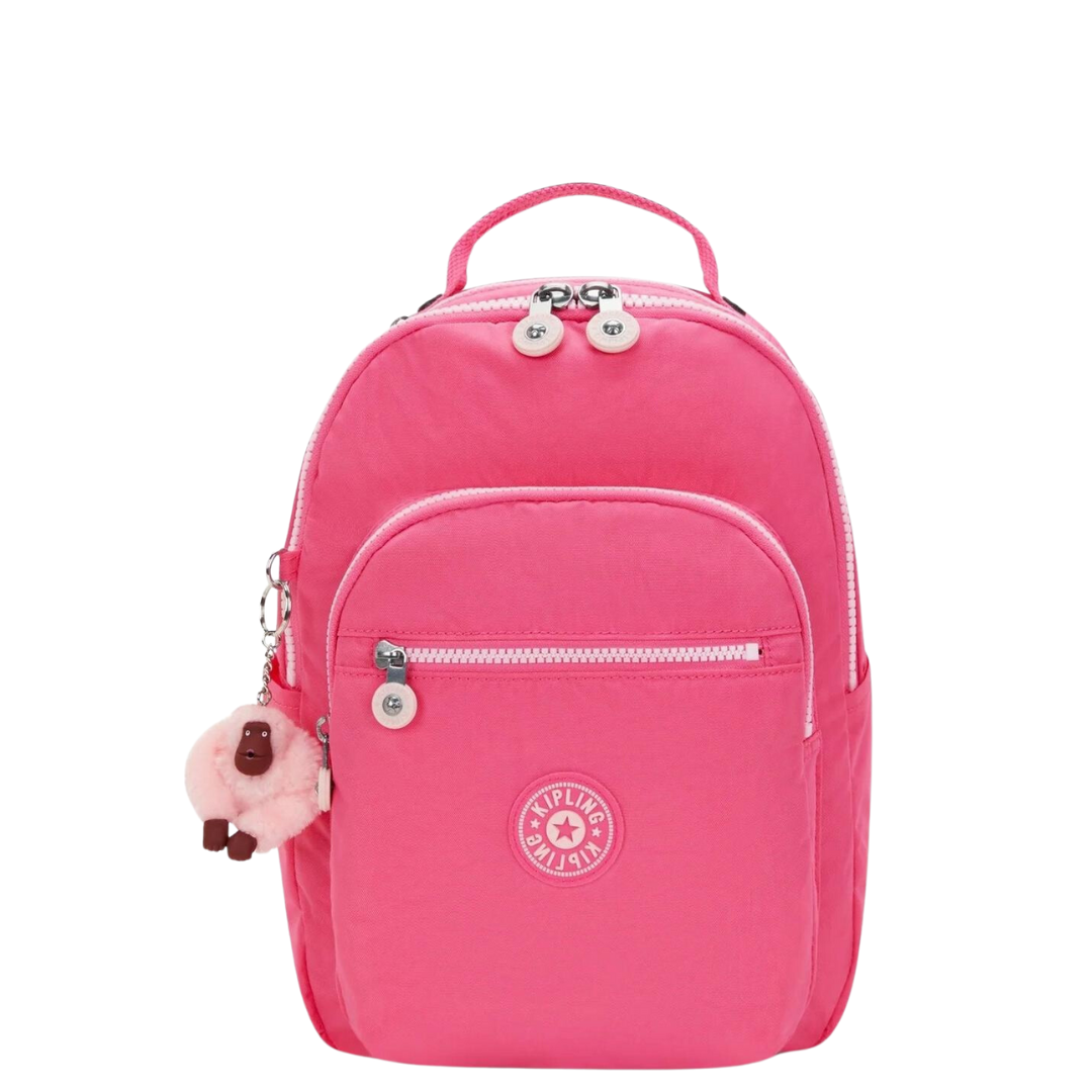 Kipling Seoul Lap Backpack Small | Happy Pink