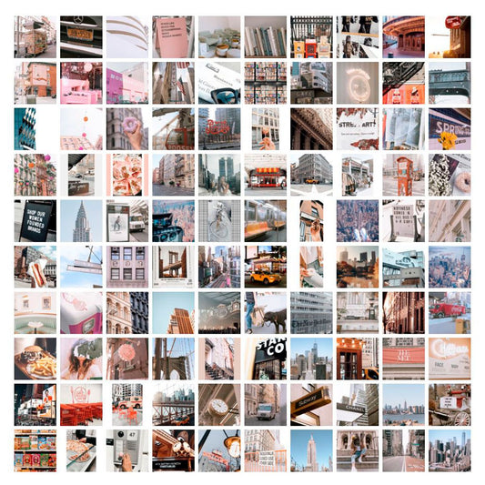 Set Of 100 Ny chic Photos - Posters