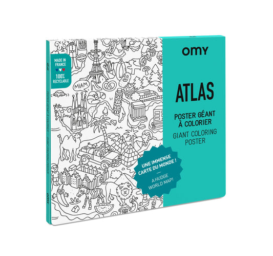 OMY Giant Coloring Poster | Atlas