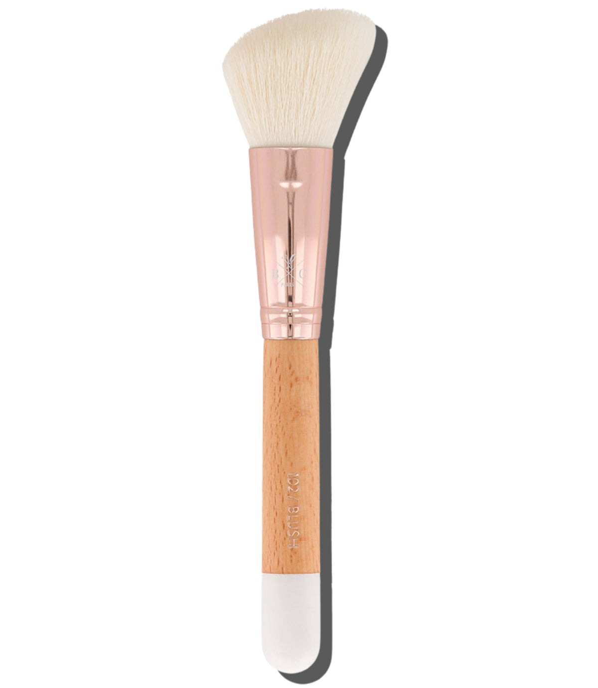 Angled blush brush