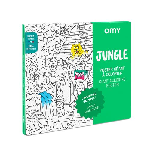 OMY Giant Coloring Poster | Jungle