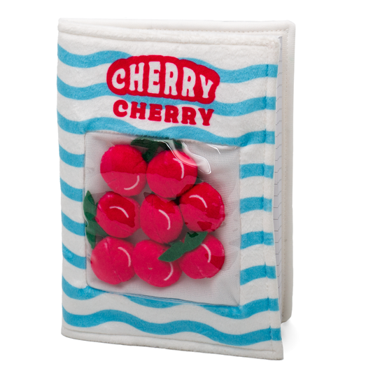 Woven Cherry Notebook | White