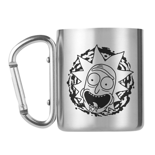 Rick And Morty Mug Carabiner