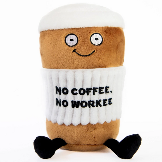 Puffies Plushie | No Coffee No Workee