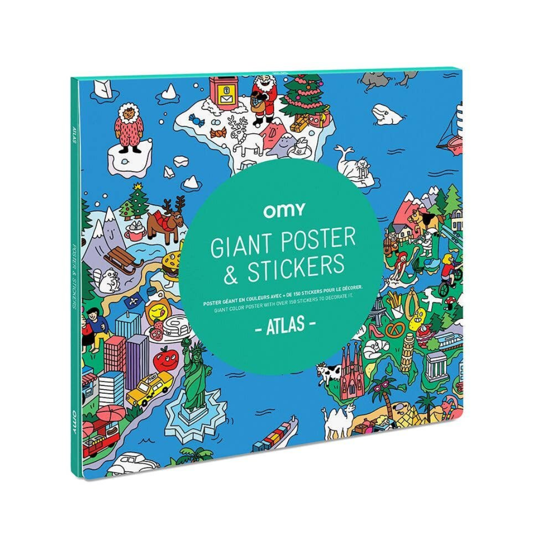 OMY Giant Poster & Sticker | Atlas