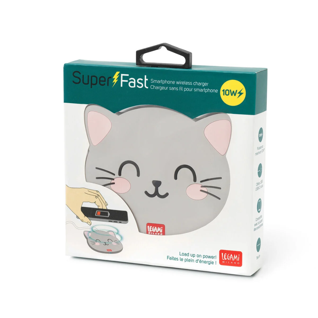 Legami Wireless Phone Charger | Cat