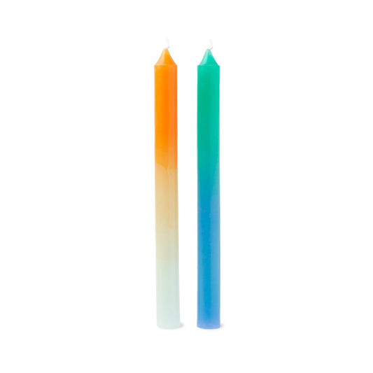 Candles Long Sunrise | Blue & Orange