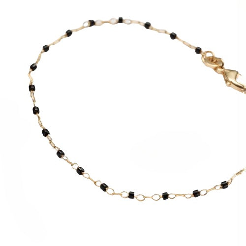 L' Eggstra - Plumetis Bracelet Black