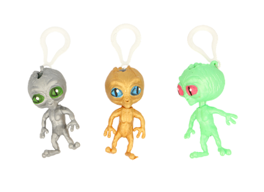 Squeezy Alien Keyrings