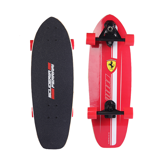 Surfskate Skateboard ferrari - Red