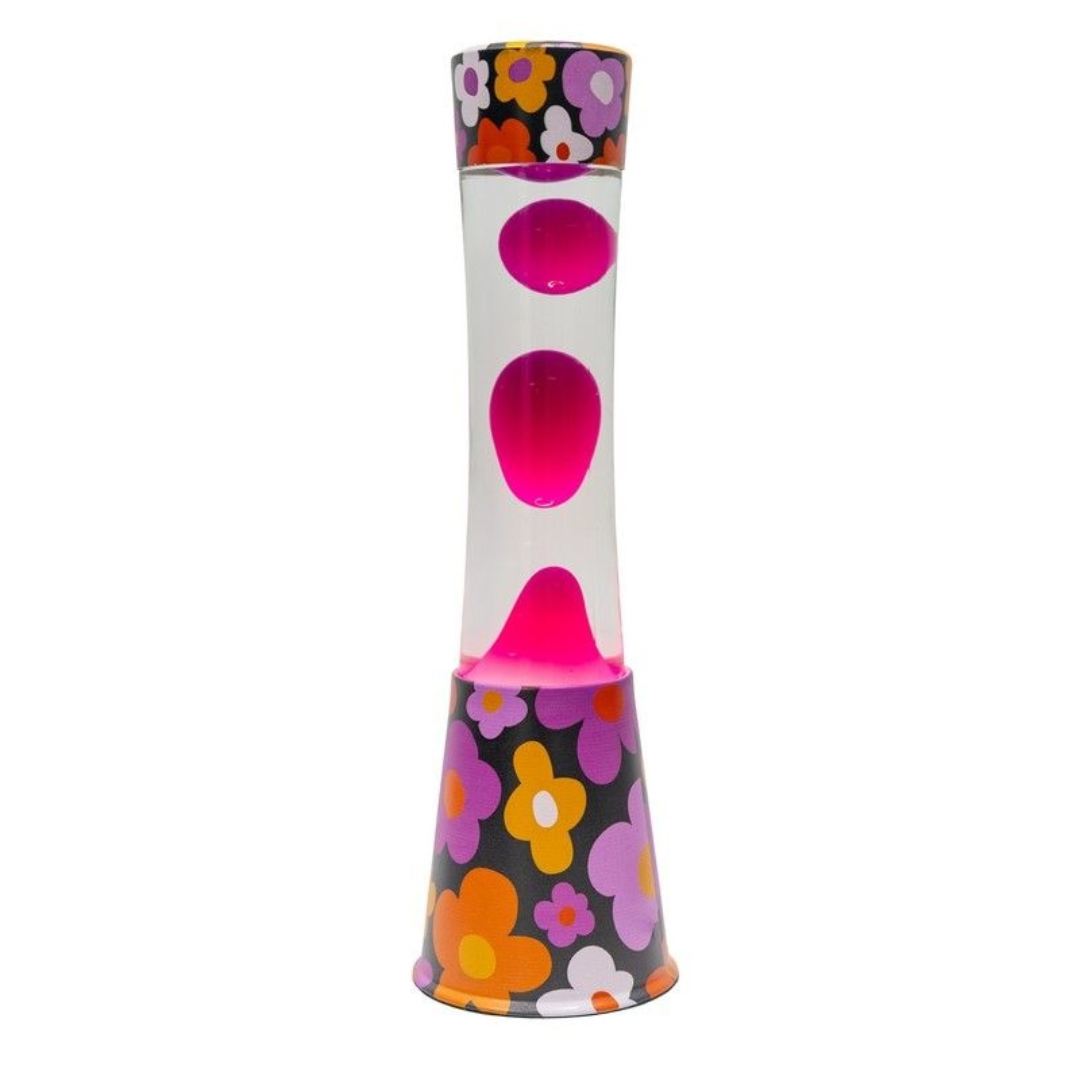 Lava Lamp | Vintage Flowers