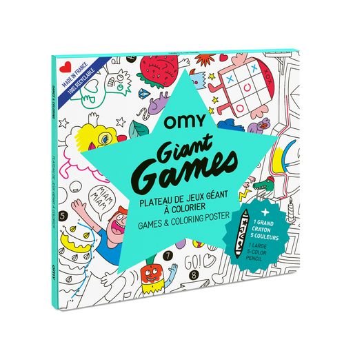 OMY Giant Coloring Poster | Games