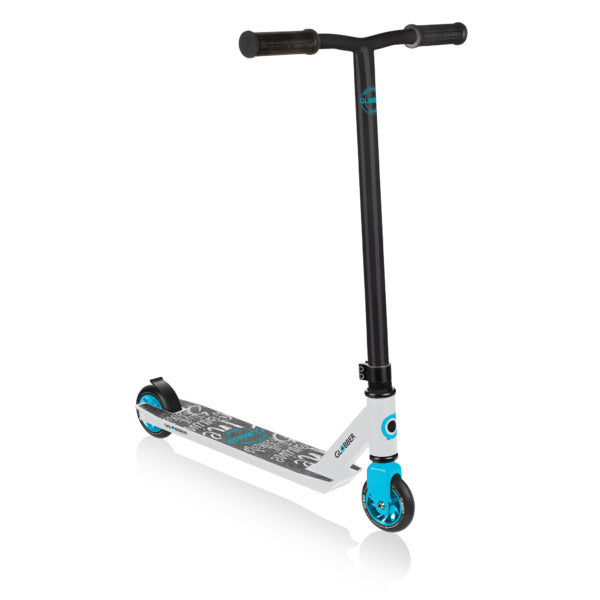 Globber GS 360 Stunt Scooter - White Blue