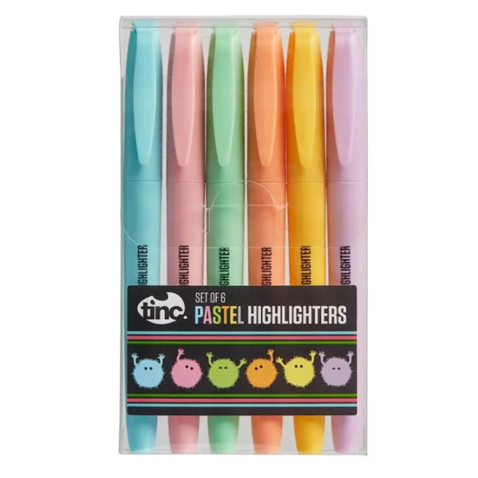 Pastel Highlighters Set of 6