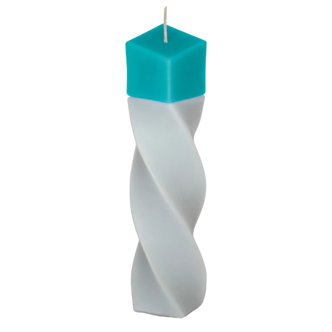 Candle Spins Cube | Turquoise